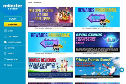 MonsterCasino Casino kampanjer