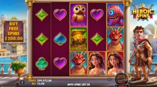 Heroic Spins demo play free 3